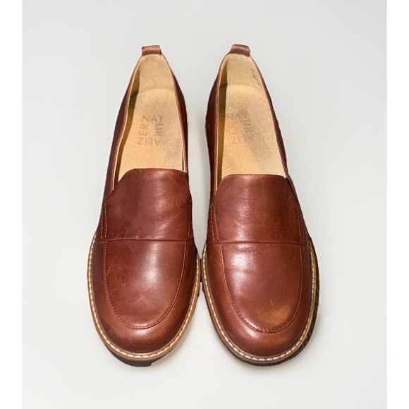 Naturalizer Shoes - Naturalizer Woman's Darry Lug Sole Loafer Terracotta Leather Size 5.5M